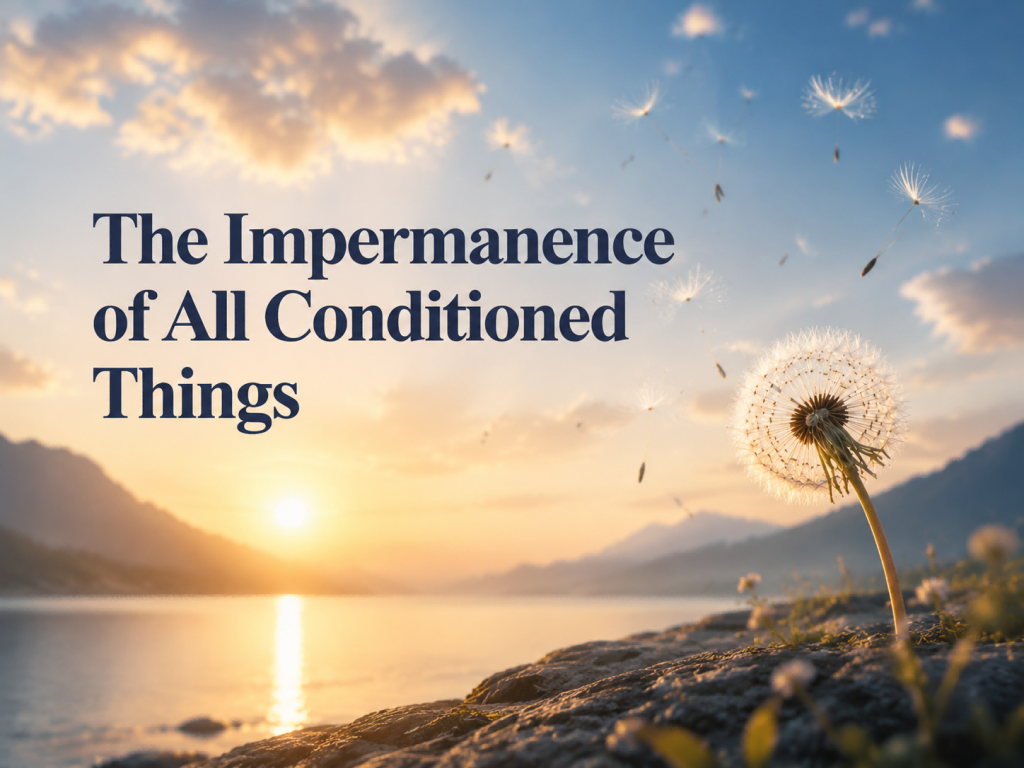 The Impermanence of All Conditioned Things